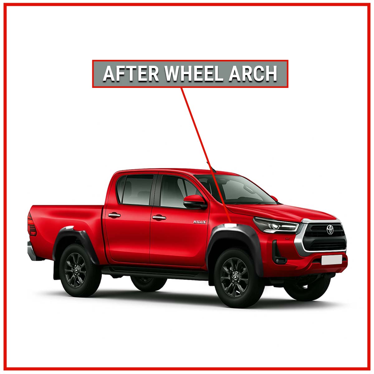 Hilux Wheel Arch Cladding