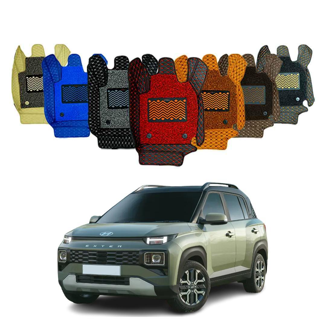 Hyundai Exter Premium 7D Car Mats - in 8 Color Options