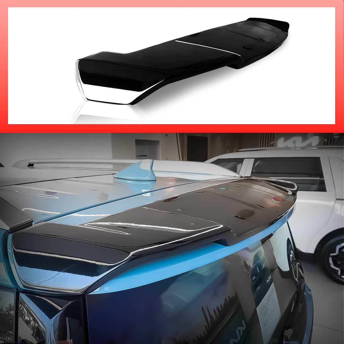 Kia Syros Door Visor With Chrome