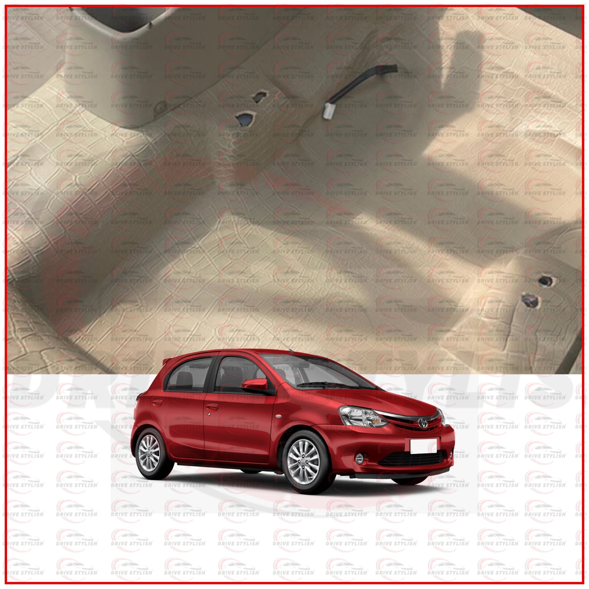 Car Flooring Lamination for the Toyota Etios