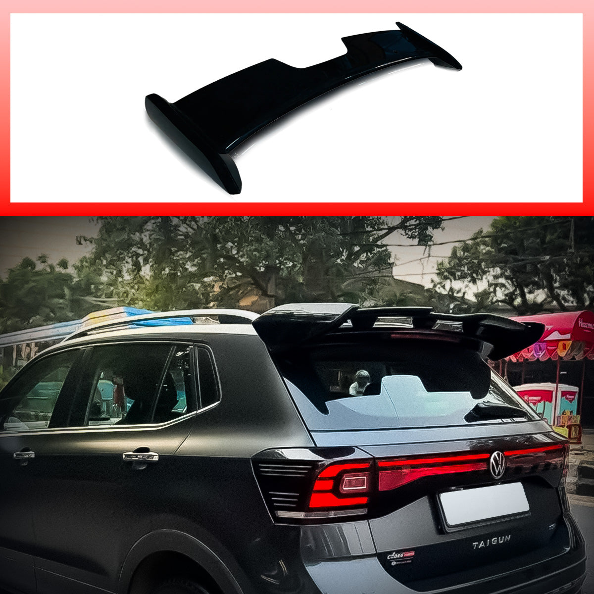 universal car roof spoiler for Hatchback and SUVs || For All Car