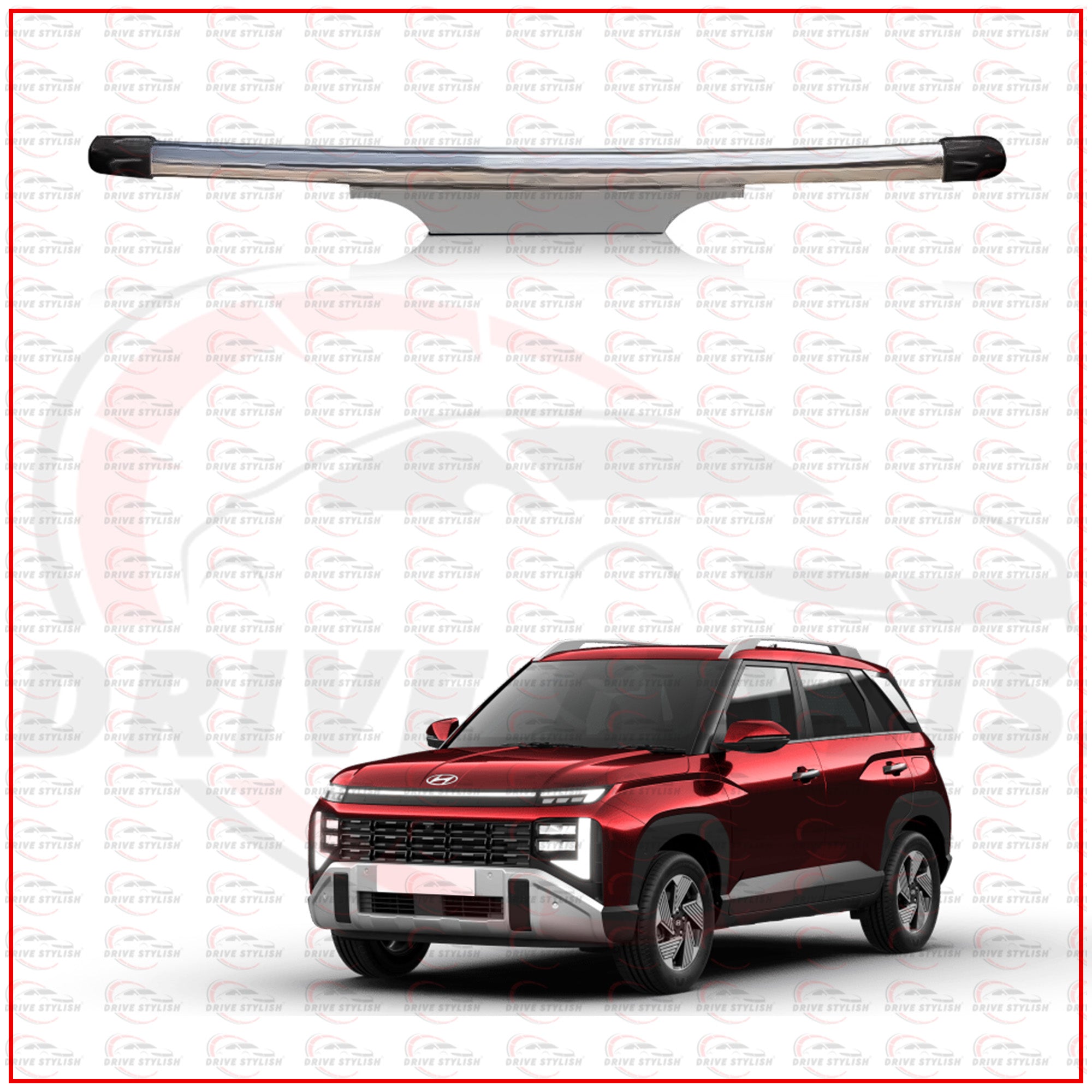 Steel Rear Bumper Guard for Hyundai Venue 2025 Onwards