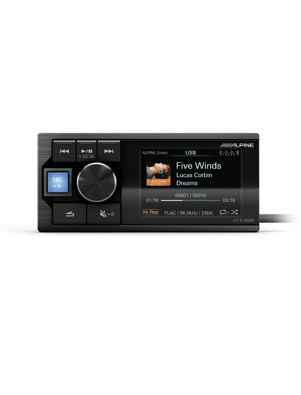 ALPINE UTX-M08 (Hi-Res) Audio Player