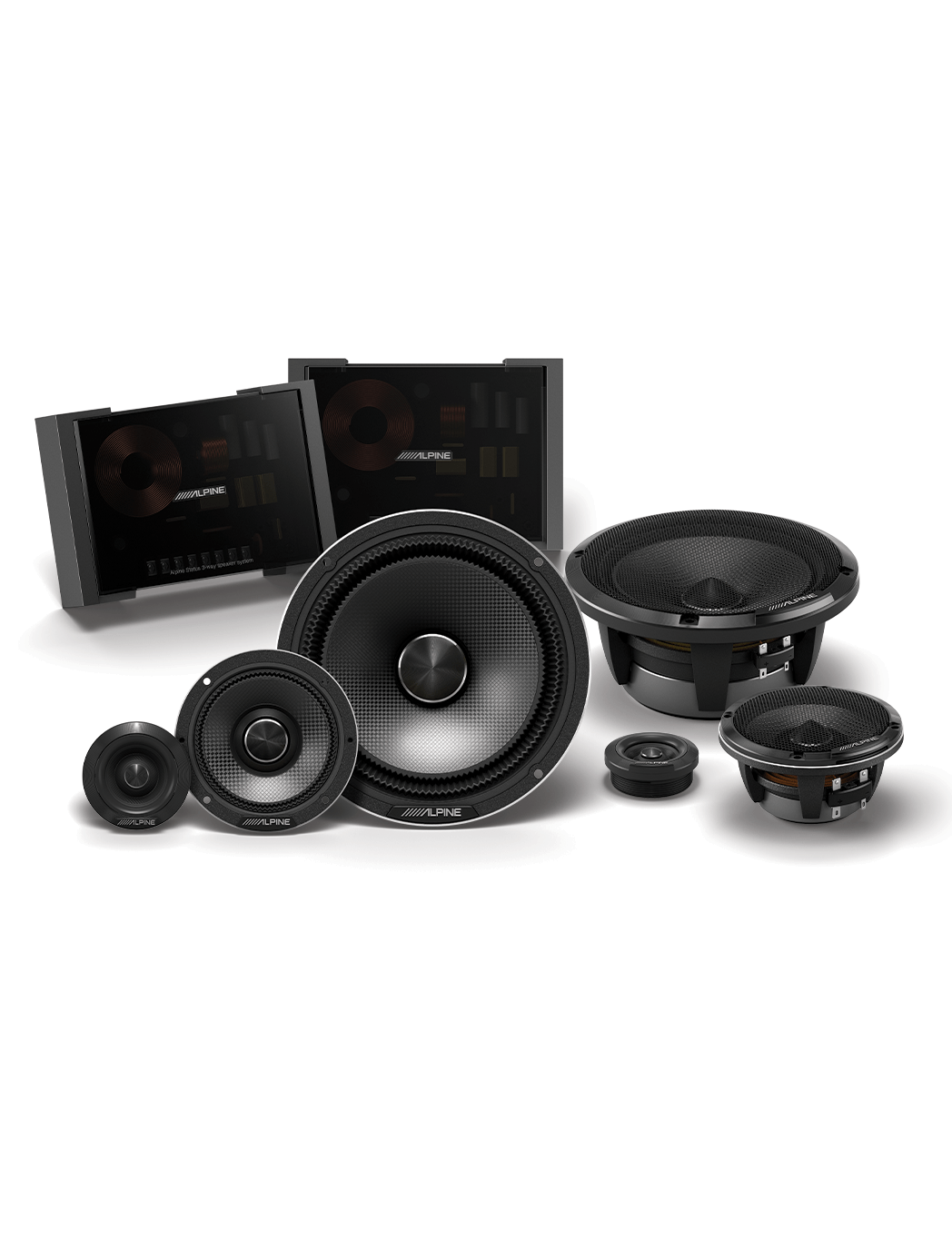 ALPINE HDZ-653S 3-Way Speaker System with Tweeter
