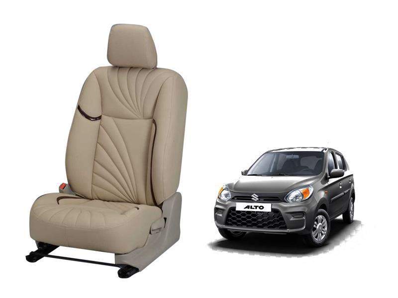 Maruti Suzuki Alto 800 Dove Series 3D Custom Nappa Leather Car Seat Covers