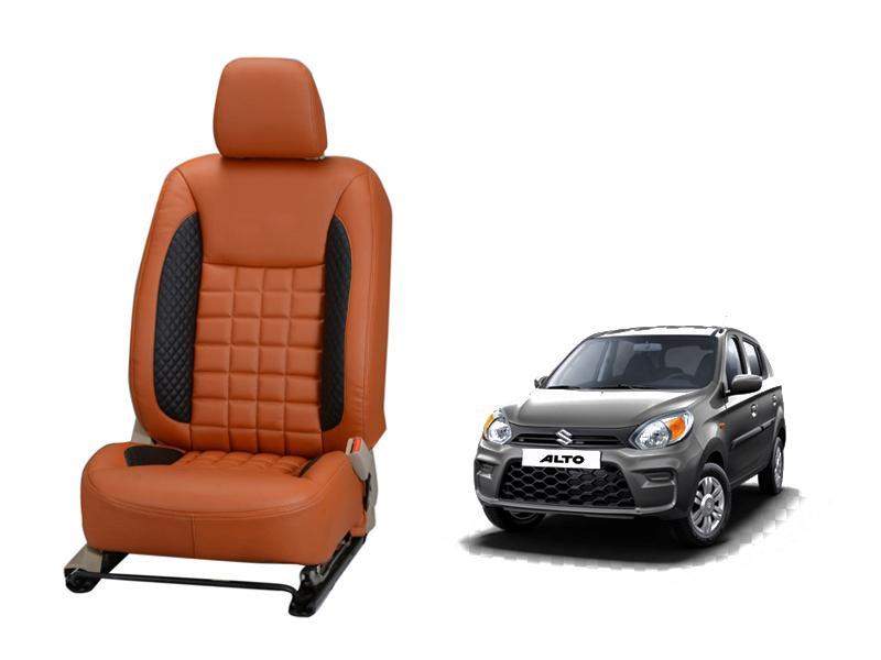 Maruti Suzuki Alto 800 Prism Series 3D Custom Nappa Leather Car Seat C