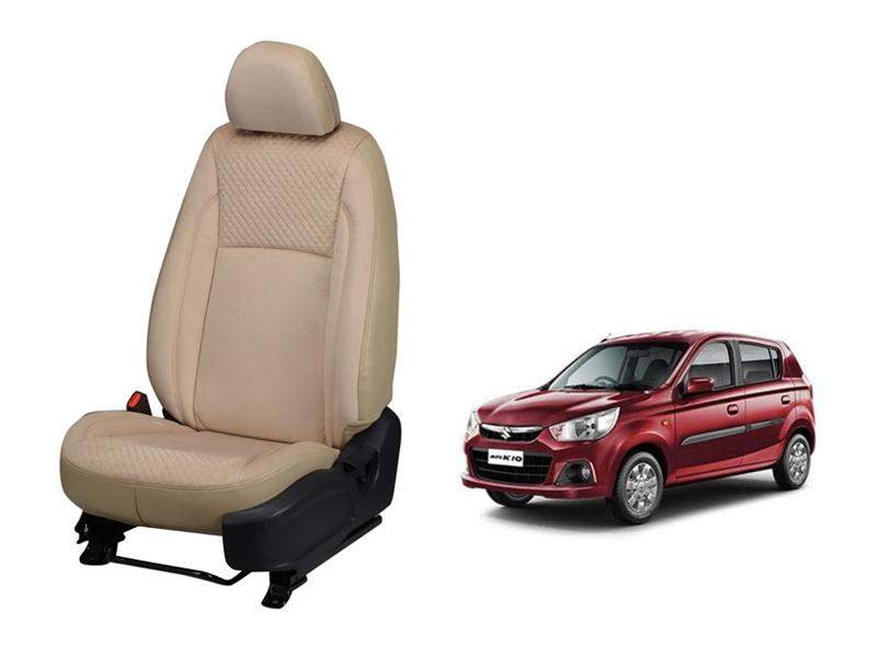 Maruti Suzuki Alto K10 Velvet SERIES 3D CUSTOM ART LEATHER CAR SEAT COVERS