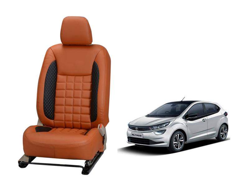 Tata Altroz Prism Series 3D Custom Nappa Leather Car Seat Covers