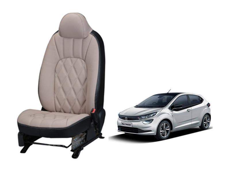Tata Altroz Threading SERIES 3D CUSTOM ART LEATHER CAR SEAT COVERS