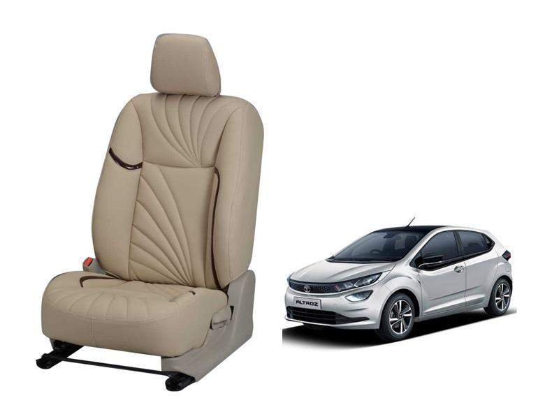 Tata Altroz Dove Series 3D Custom Nappa Leather Car Seat Covers