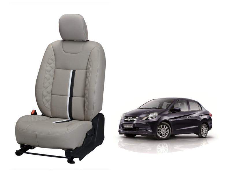Honda Amaze (2012) Nappa Leather Seat Cover - Center Line Design