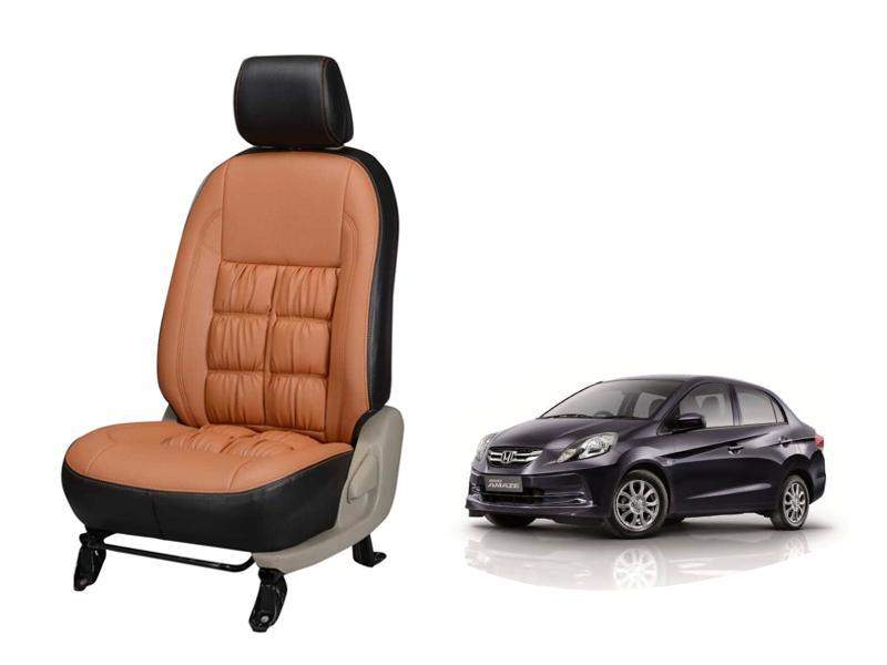 Honda Amaze (2012) Stallion Leather Seat Cover - Comfort Series