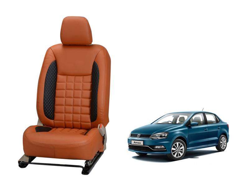 Volkwagen Ameo Prism Series 3D Custom Nappa Leather Car Seat Covers