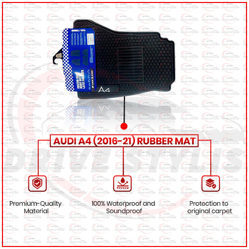 Audi A4 Soft-texture Rubber Mats