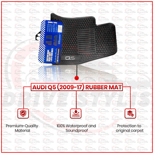 Audi Q5 2009-2017 Waterproof Rubber Mats