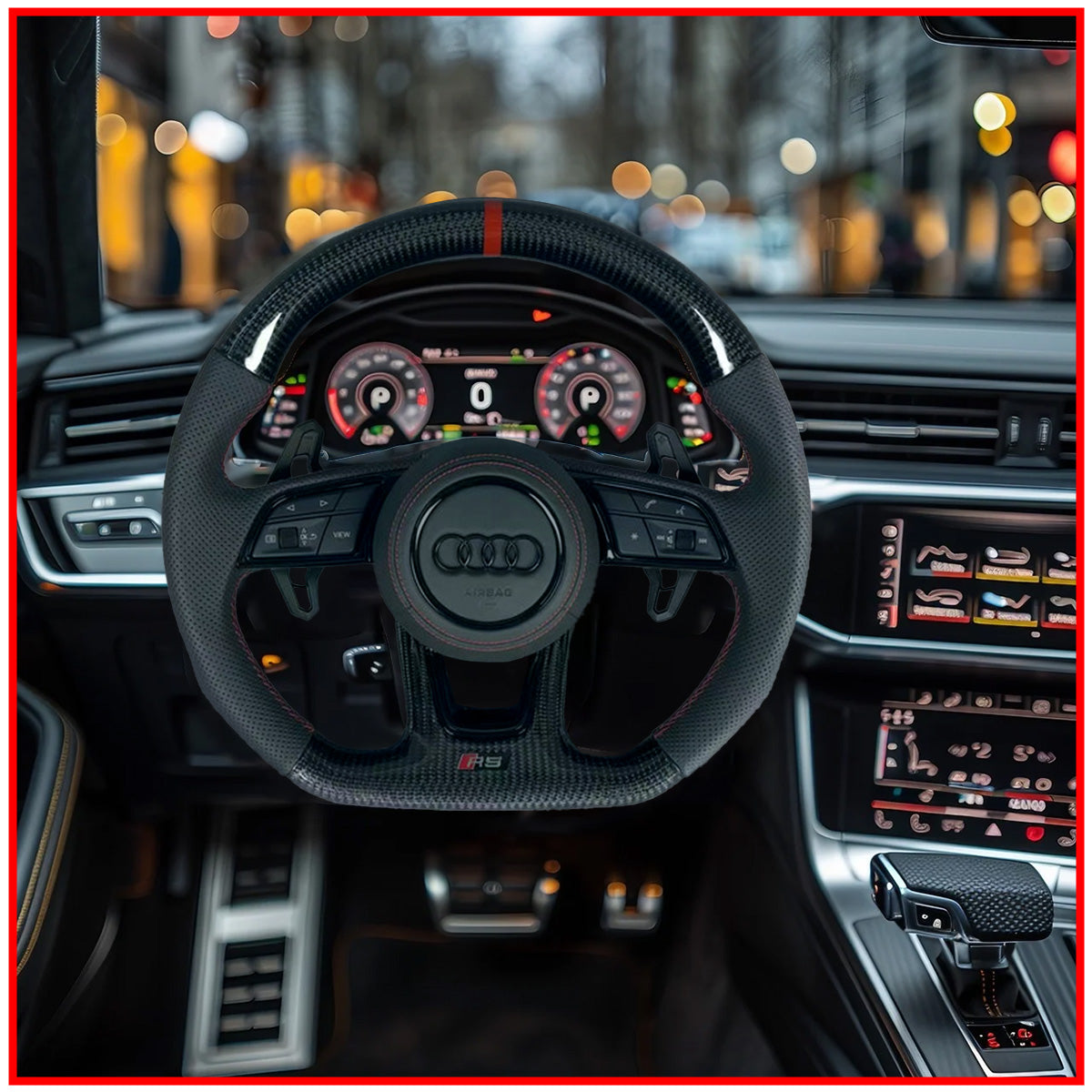 Audi RS Leather Steering Wheel