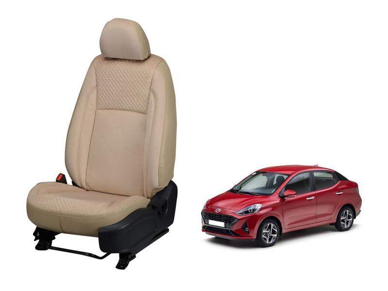 Hyundai Aura Full Bucket Seat Cover - Velvet Series