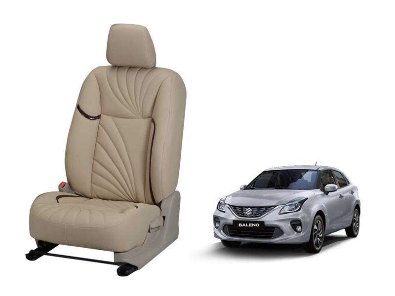 Maruti Suzuki Baleno Dove Series 3D Custom Nappa Leather Car Seat Covers