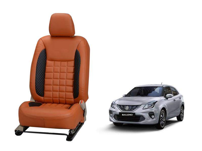 Maruti Suzuki Baleno Prism Series 3D Custom Nappa Leather Car Seat Covers