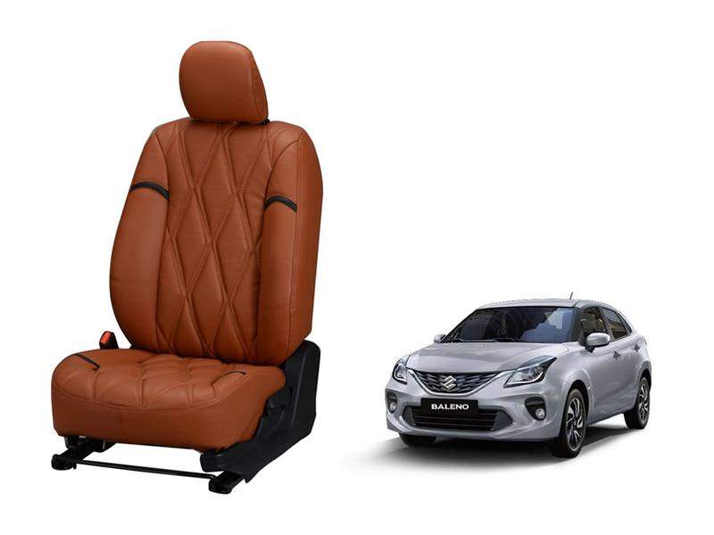 Maruti Suzuki Baleno Kite Series 3D Custom Nappa Leather Car Seat Covers
