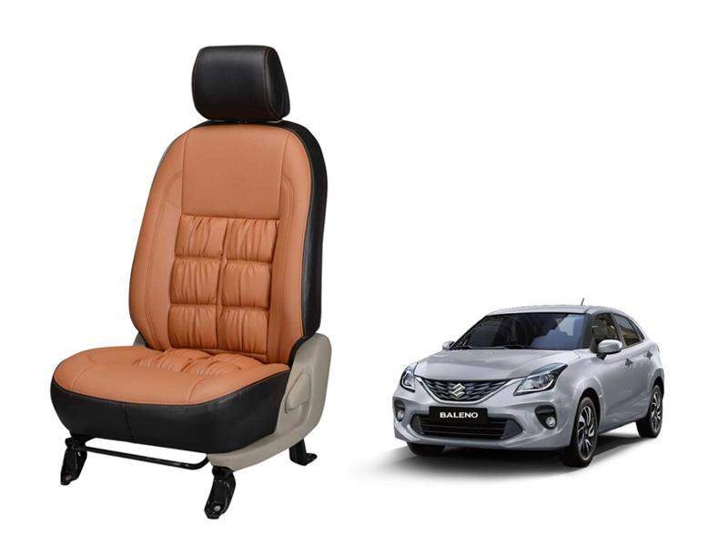 Maruti Suzuki Baleno Comfort Series 3D Custom Stallion Leather Car Seat Covers