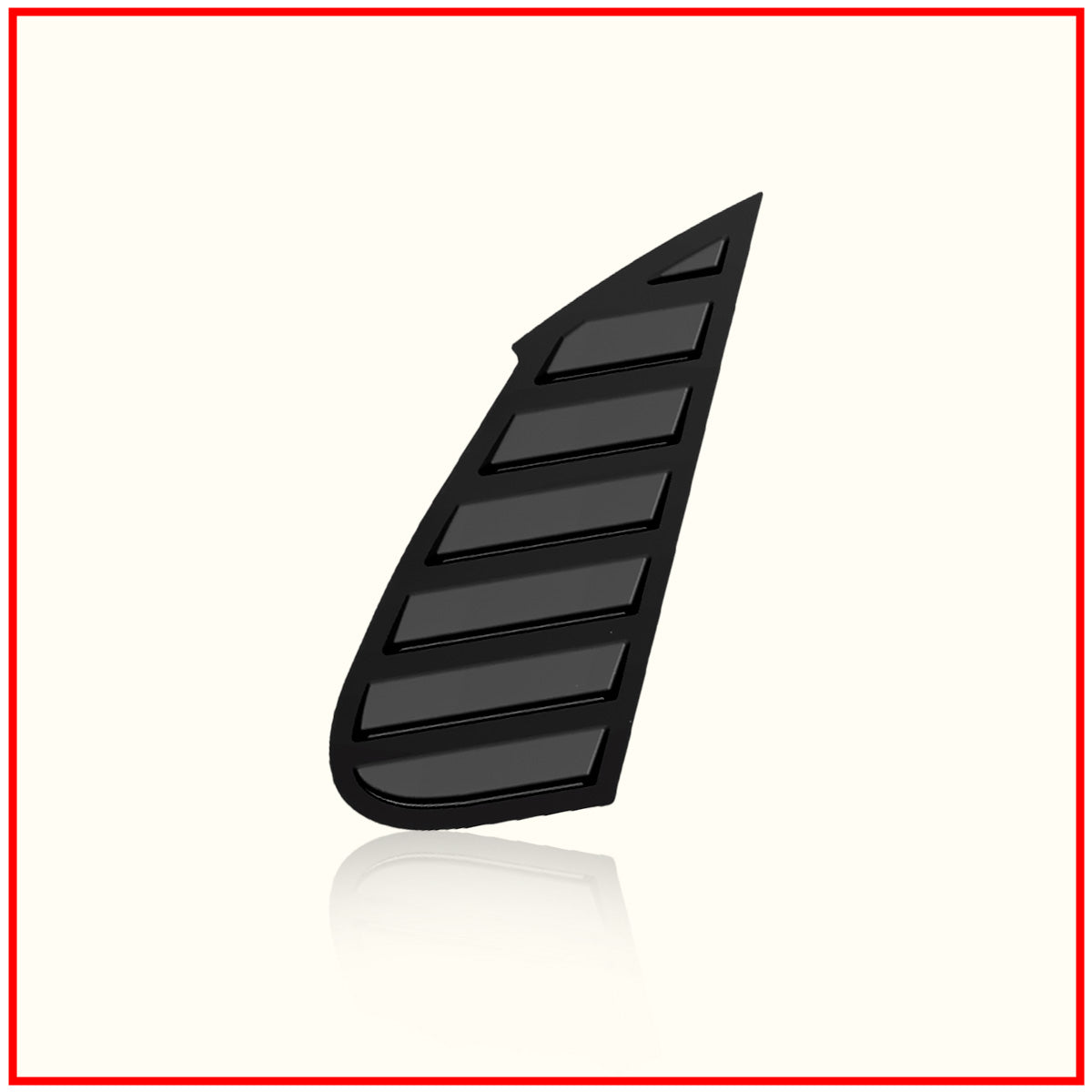 Baleno Rear Window Side Louvers || Carbon Finish