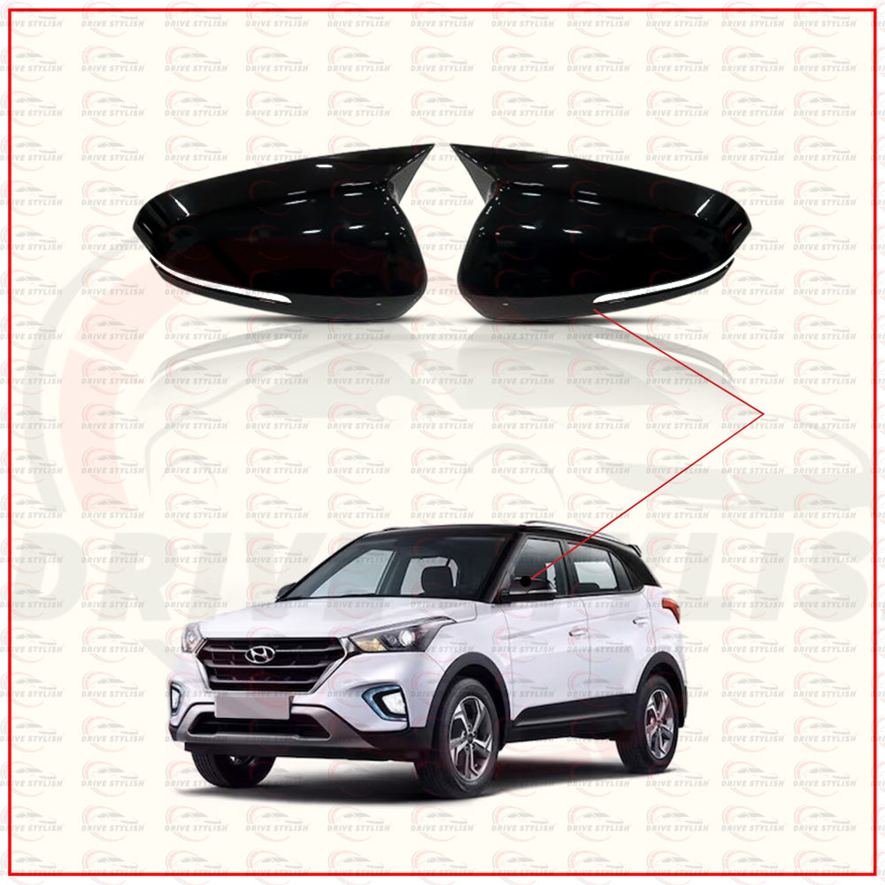 Batman Side Mirror Cover for Hyundai Creta 2020 Onwards