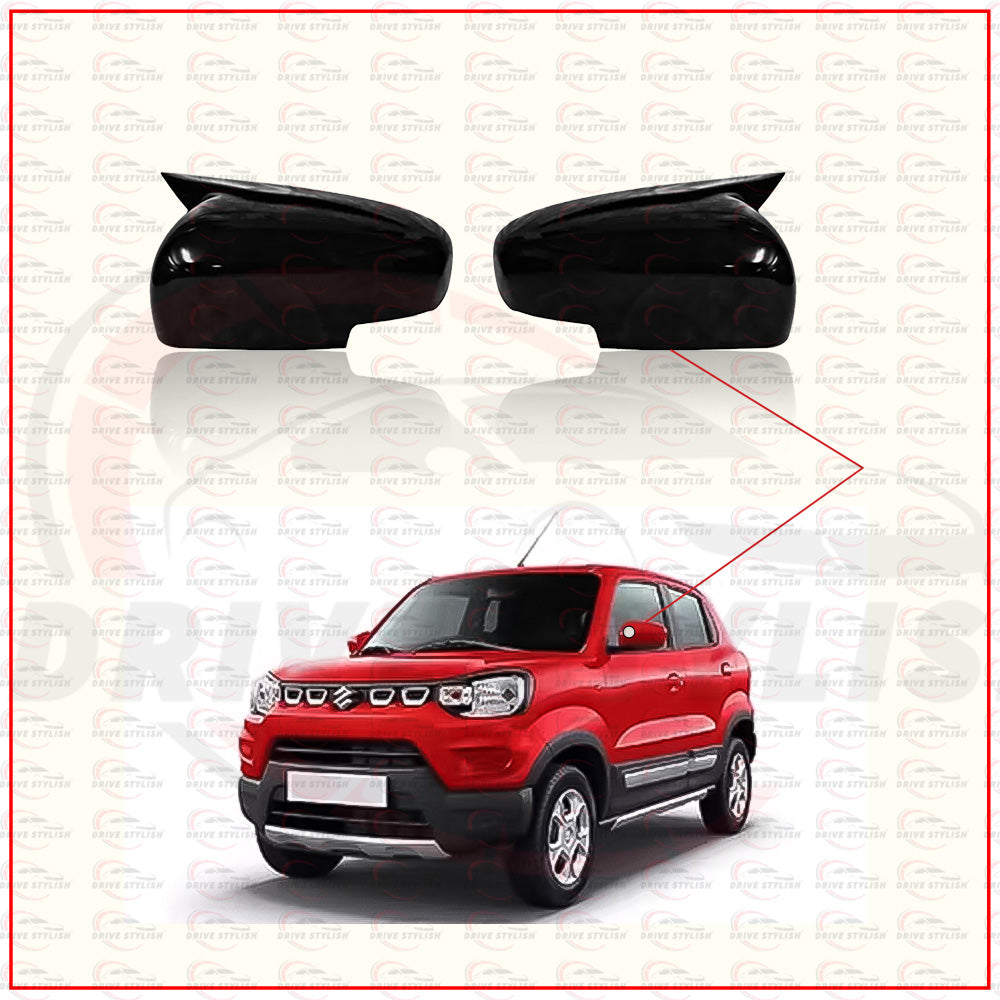Batman Side Mirror Cover for Maruti Suzuki S-presso 2019 Onwards