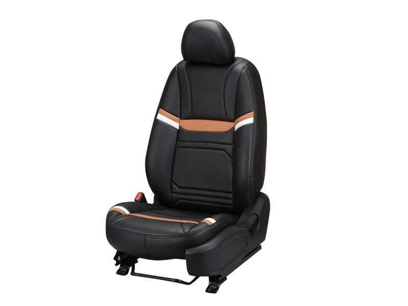 Renault Kwid Zig Zag SERIES 3D CUSTOM ART LEATHER CAR SEAT COVERS