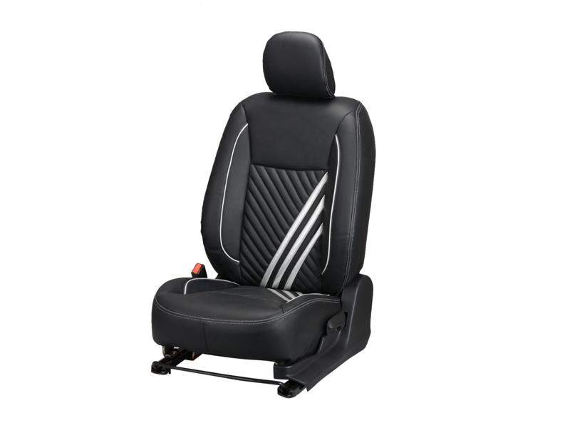 Maruti Suzuki Ertiga 2018 Zig Zag SERIES 3D CUSTOM ART LEATHER CAR SEAT COVERS