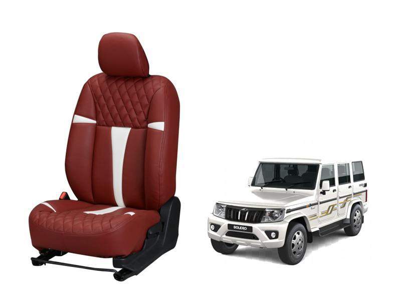 Mahindra Bolero Racing series 3D Custom art leather car seat covers
