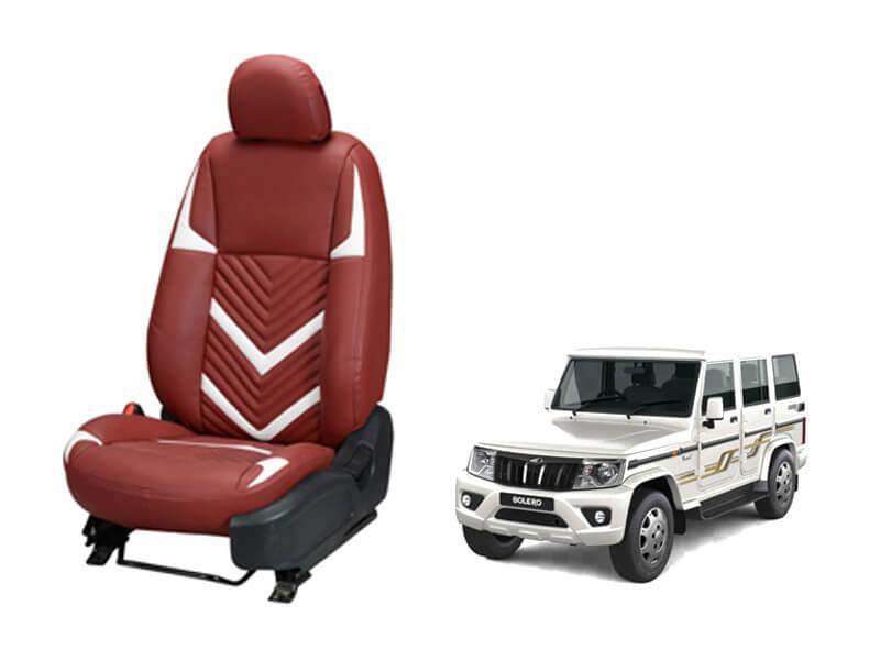 Mahindra Bolero Zig Zag SERIES 3D CUSTOM ART LEATHER CAR SEAT COVERS