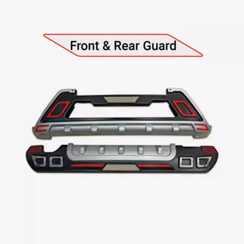 front and rear bumper