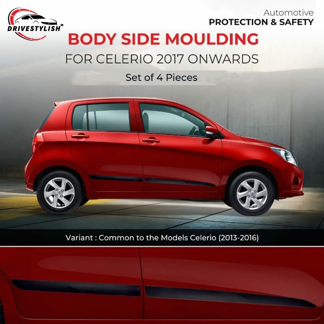 Celerio Side Cladding With Chrome 2017 Onwards