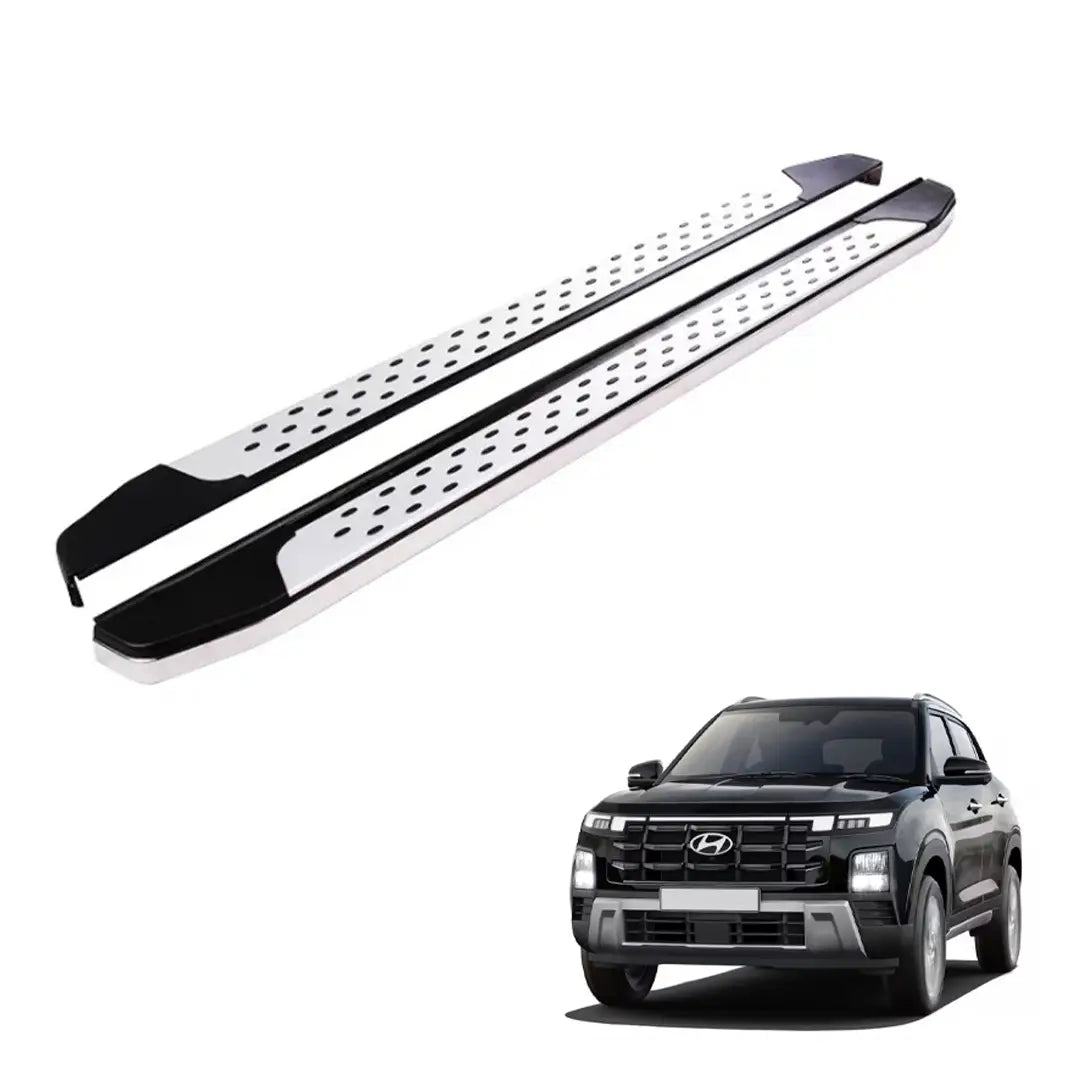 Side Steppers, and Footrest for Hyundai Creta 2024 Classy Design