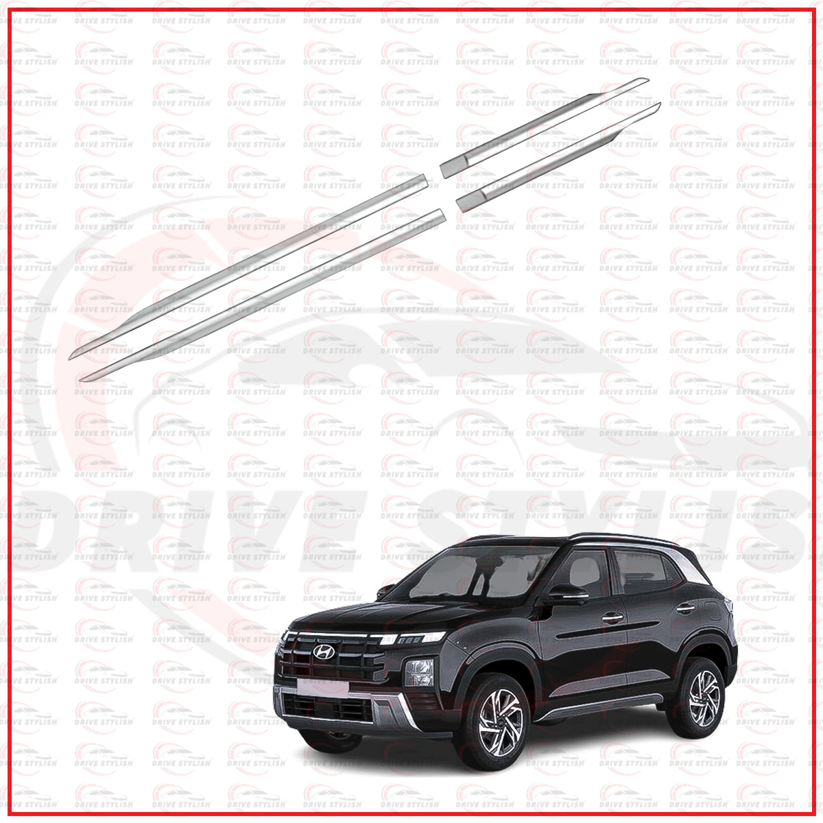 Car Side Beading For Creta (2024)Set Of 4