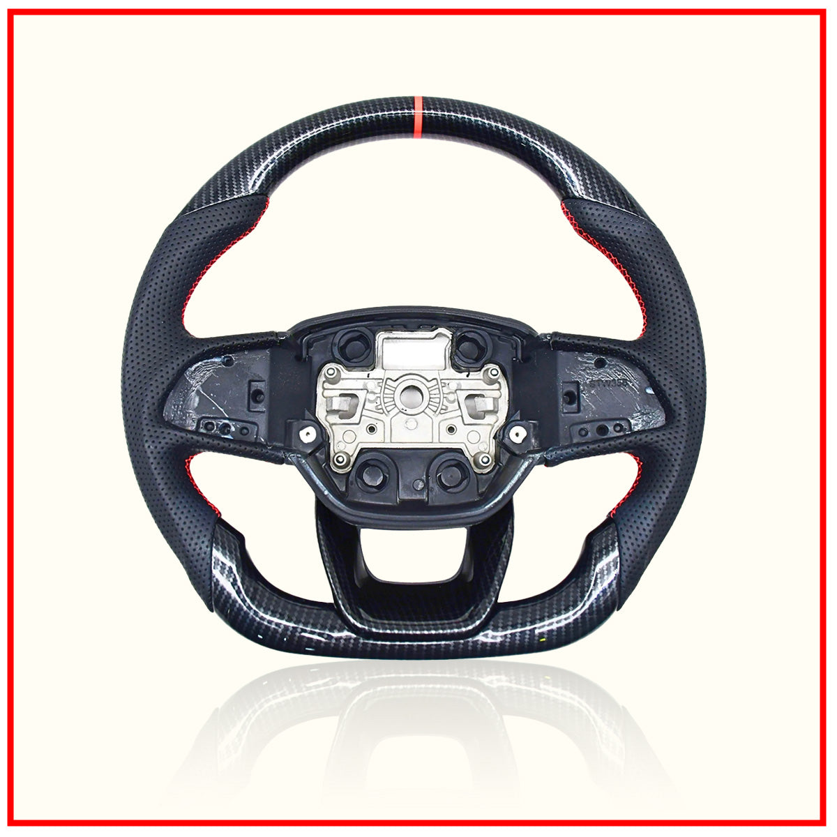 Carbon Copy Steering Wheel for Thar Roxx