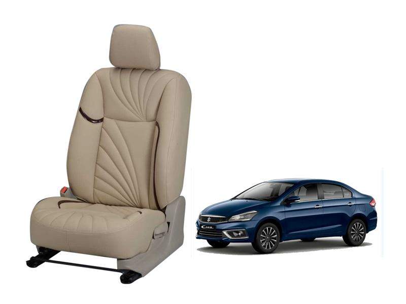 Maruti Suzuki Ciaz Dove Series 3D Custom Nappa Leather Car Seat Covers