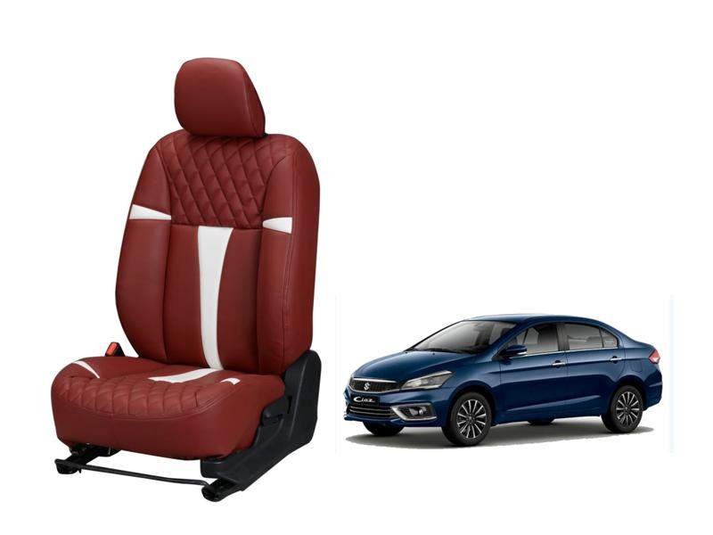 Maruti Suzuki Ciaz Racing series 3D Custom art leather car seat covers