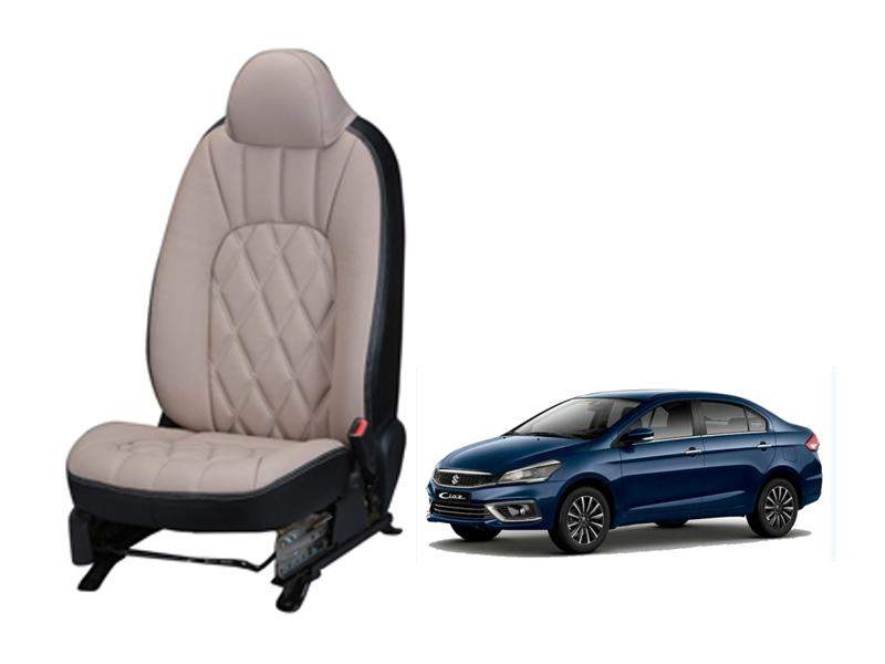 Maruti Suzuki Ciaz Threading SERIES 3D CUSTOM ART LEATHER CAR SEAT COVERS