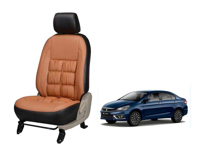 Maruti Suzuki Ciaz Comfort Series 3D Custom Stallion Leather Car Seat Covers
