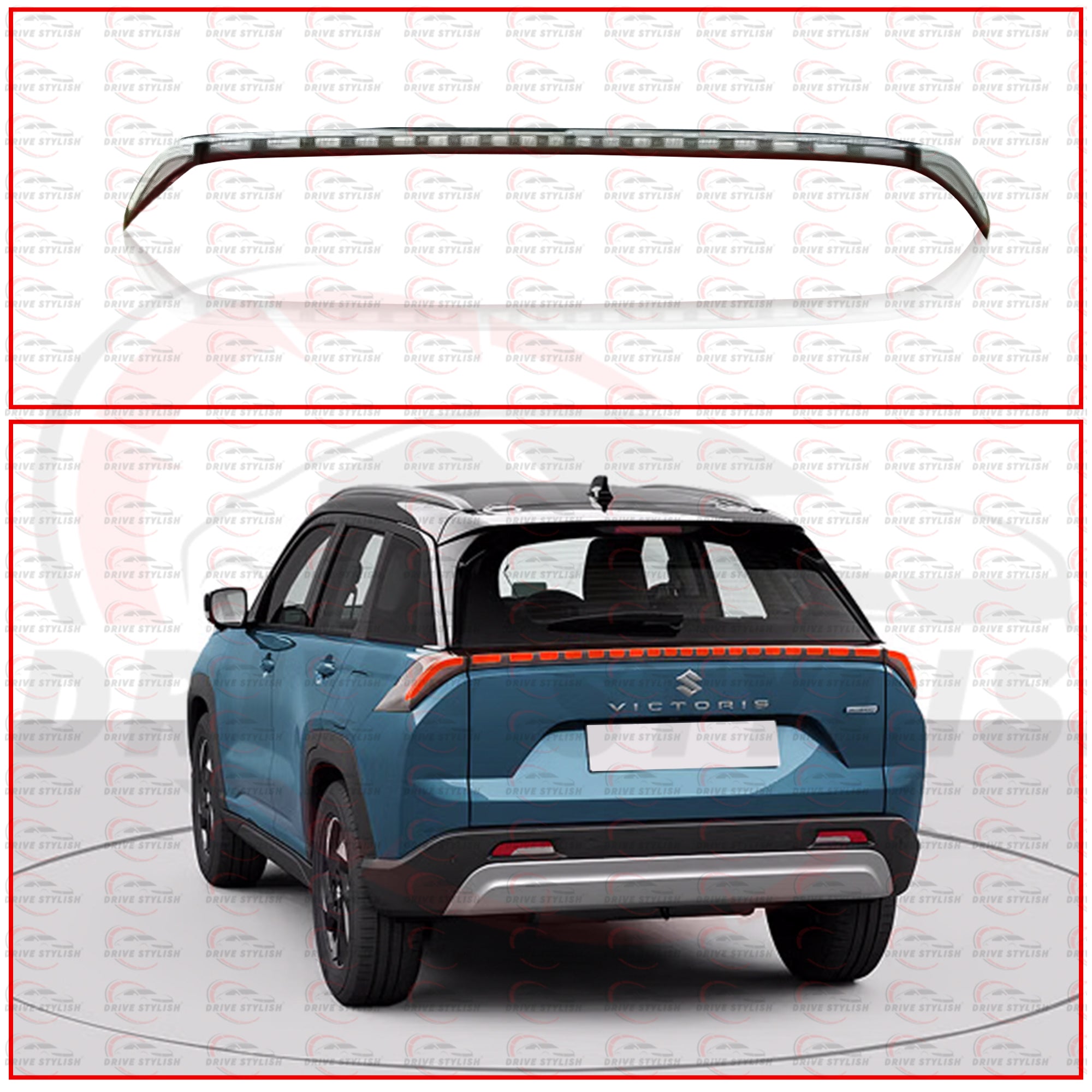 Connecting Tail Light for Maruti Suzuki Victoris || Drivestylish