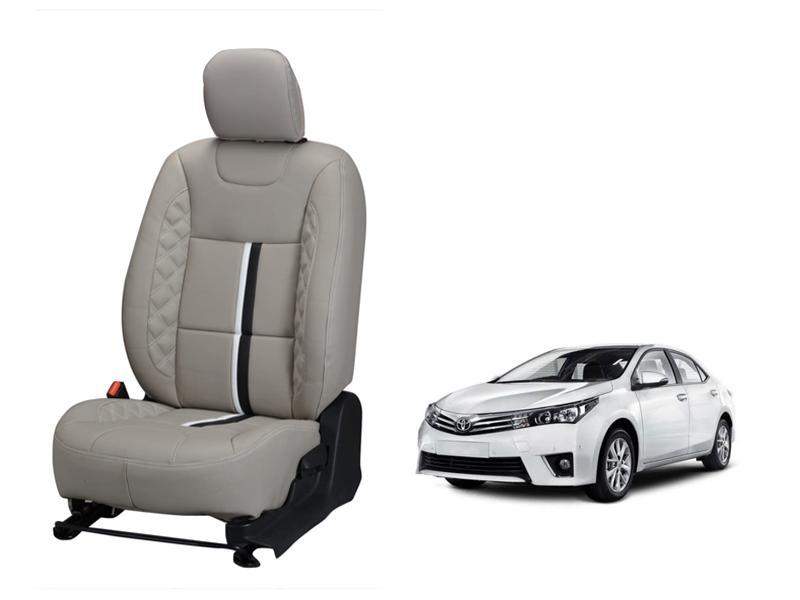 Toyota Corolla Altis Trace Series 3D Custom Nappa Leather Car Seat Covers