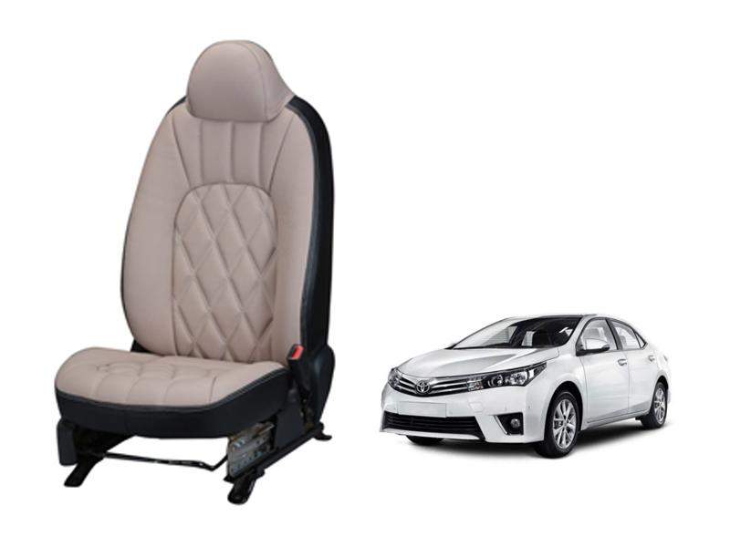 Toyota Corolla Altis Threading SERIES 3D CUSTOM ART LEATHER CAR SEAT COVERS