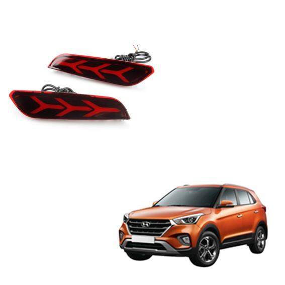Rear Bumper Reflector LED Lights for Hyundai Creta (2018)