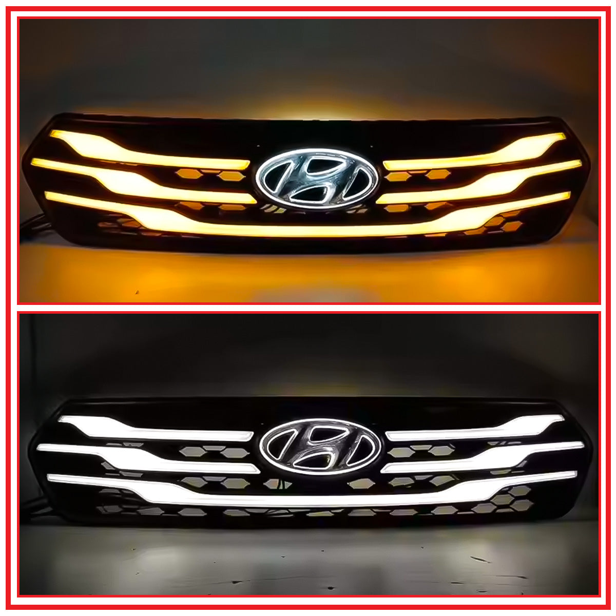 Creta 2016 Front Grill With LED Light