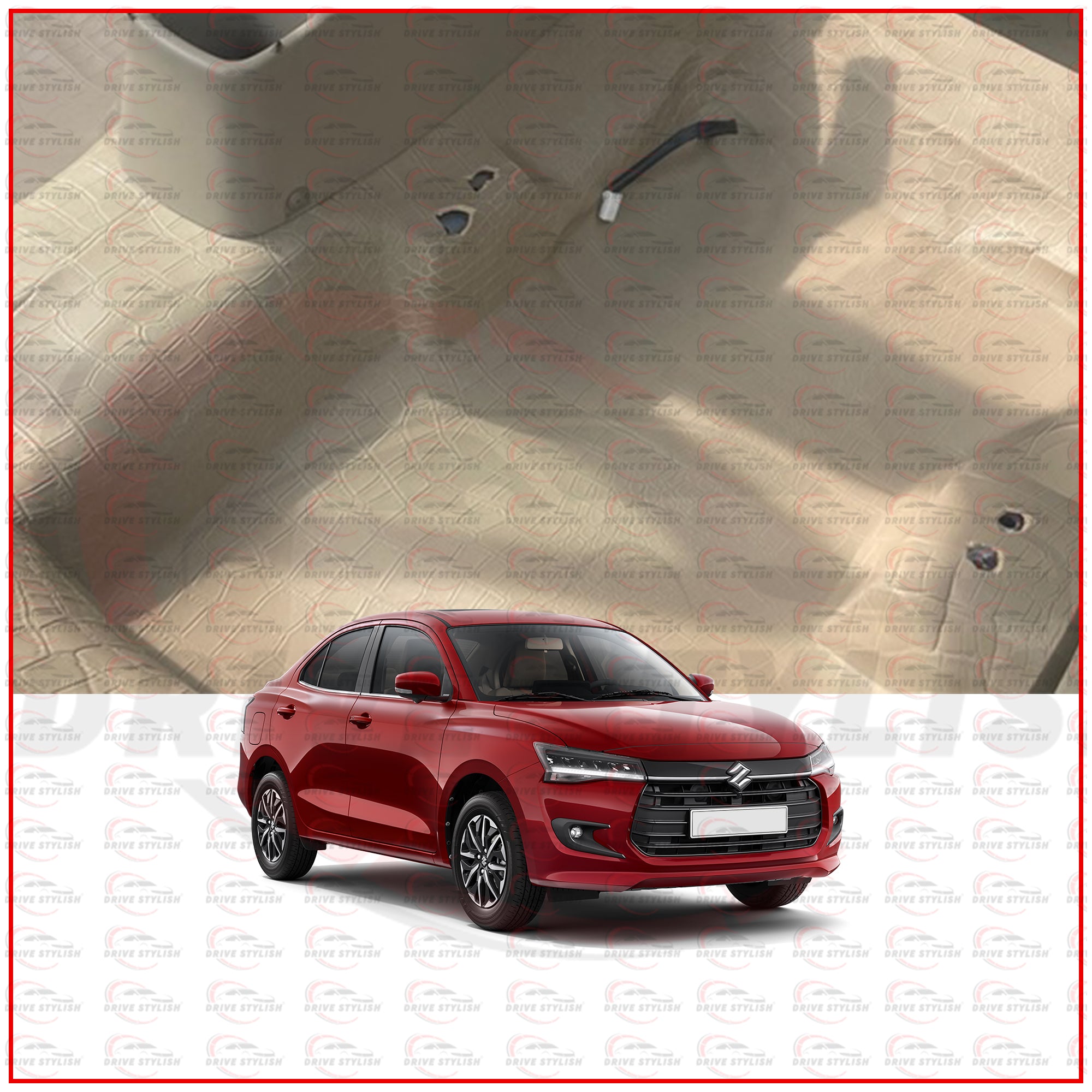 Maruti Suzuki Dzire 2024 Car Flooring Lamination
