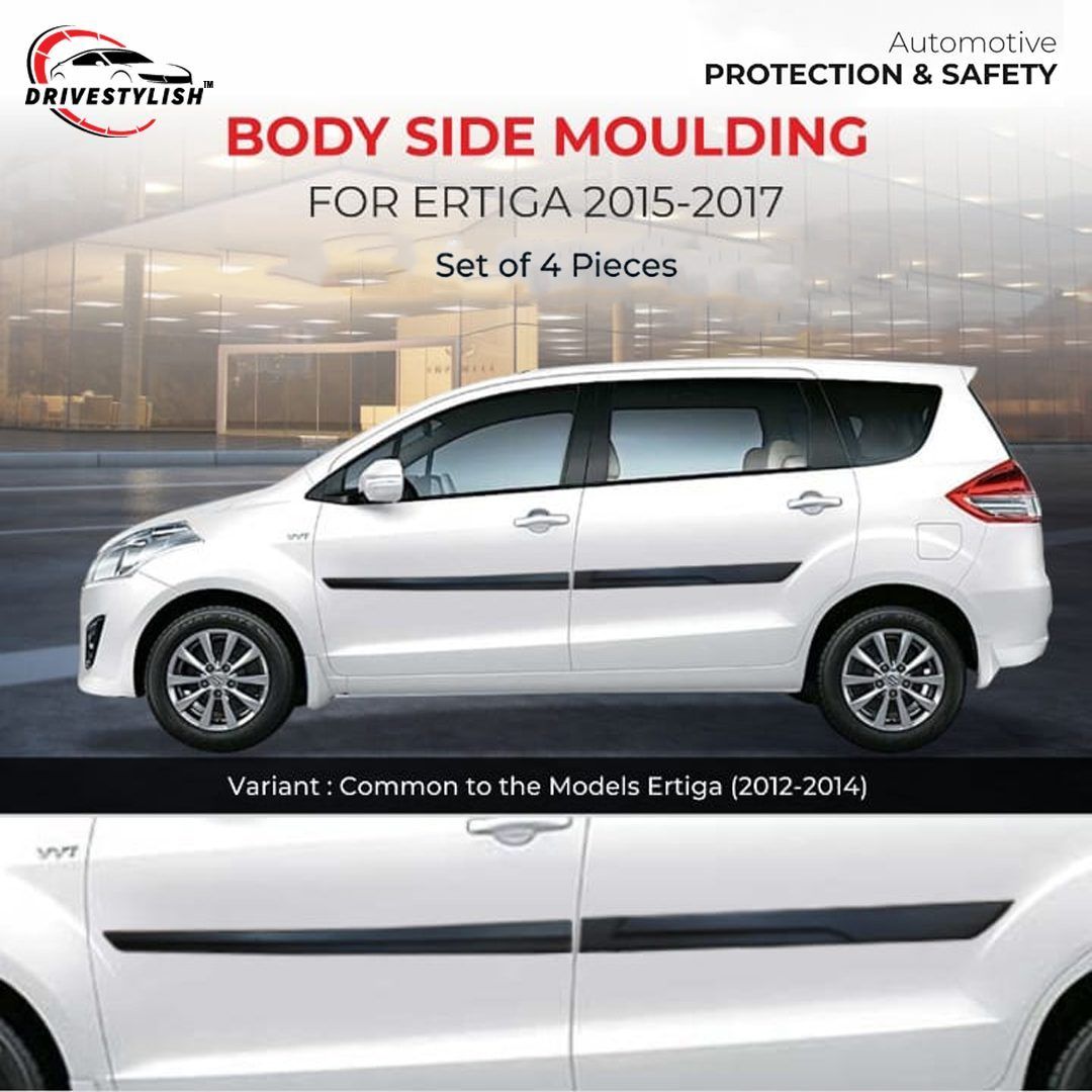 Ertiga Side Beading with Chrome Metal Inserts