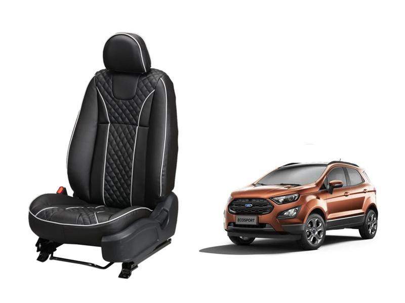 Ford EcoSport (2017) and Onward Art Leather Seat Cover - Moon Design