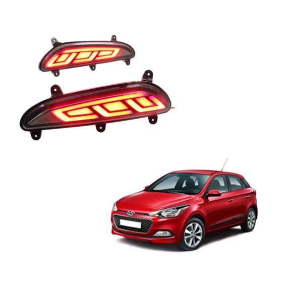 Rear Bumper Reflector LED Lights for Hyundai Elite i-20 (2014 - 2017)